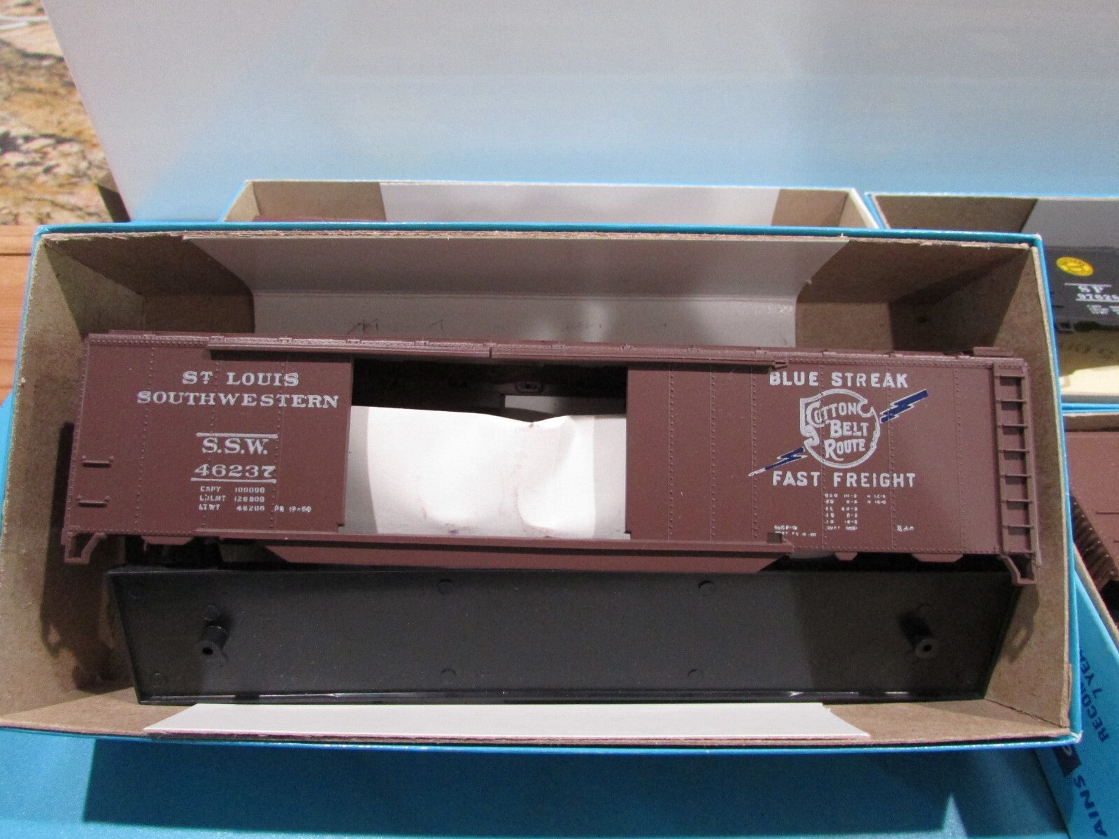 HO Scale Athearn (4Cars) Assorted Freight Box Cars Lot#1582