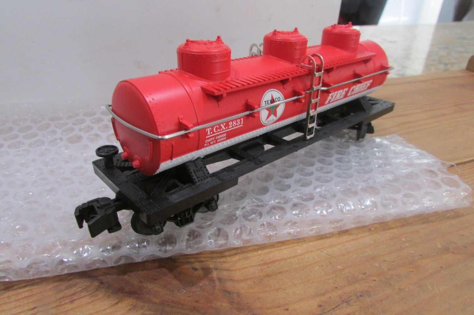 K-Line K511-015 S Gauge Texaco Tank Car Lot#3765