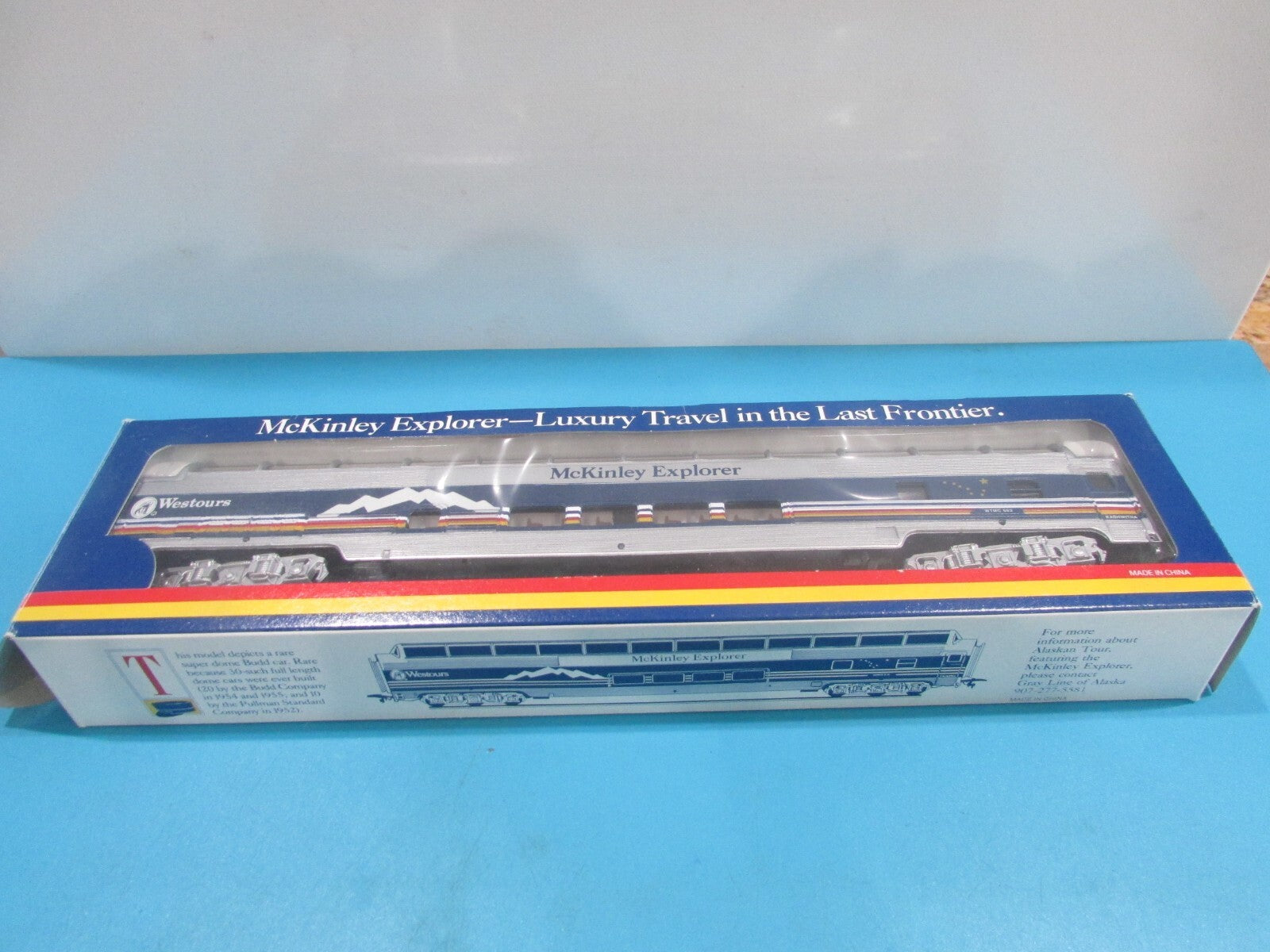 HO Scale Bachmann 71649 Mckinley Explorer Kashwitna #553 Lot#2119