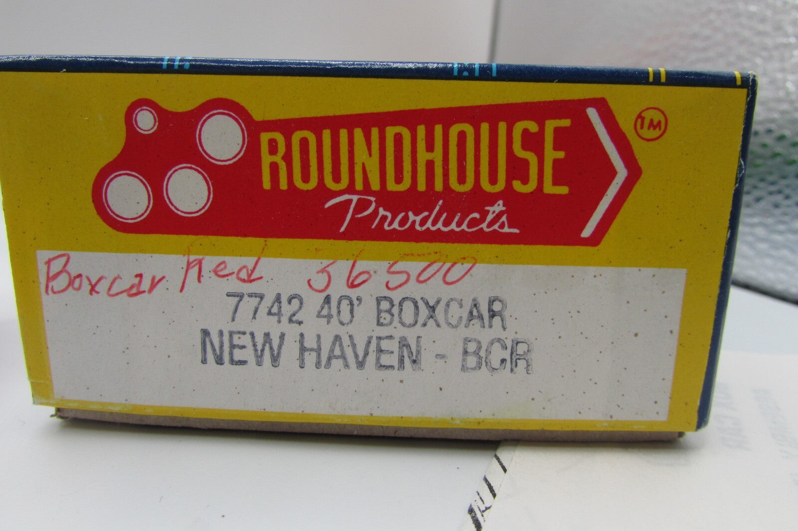 HO Scale RoundHouse 7742 40' Box Car Kit New Haven-BCR RH4790