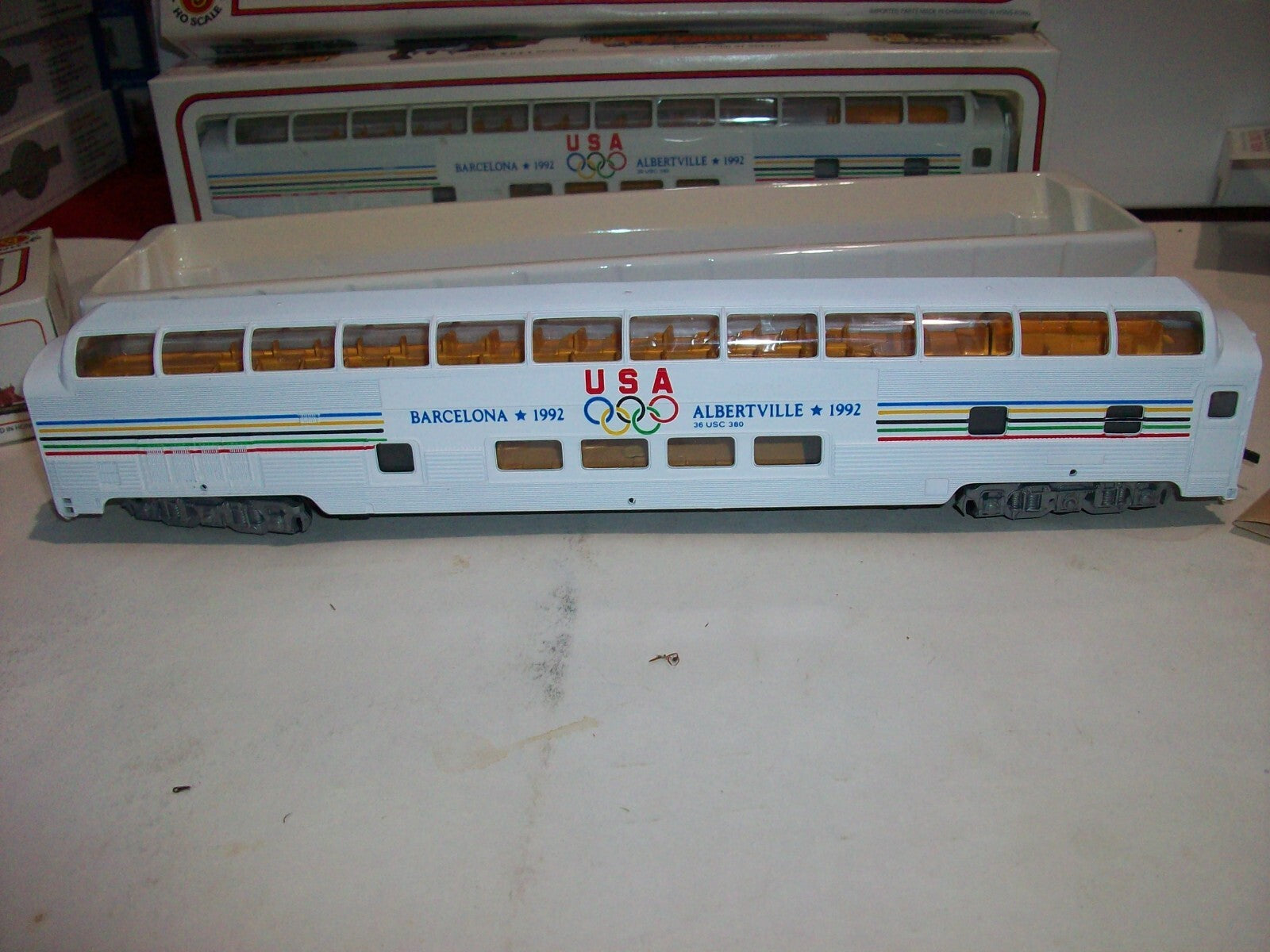 HO Scale Limited Edition Collectors Set US Olympic Team Barcelona 1992 Lot#4124