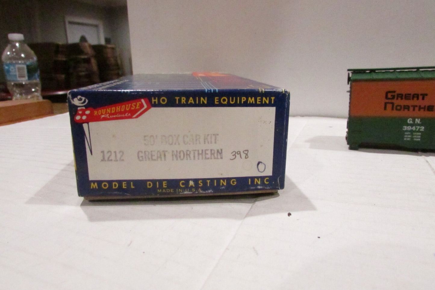 HO Scale RoundHouse 1212 50' Box Car Kit Great Northern RH4366