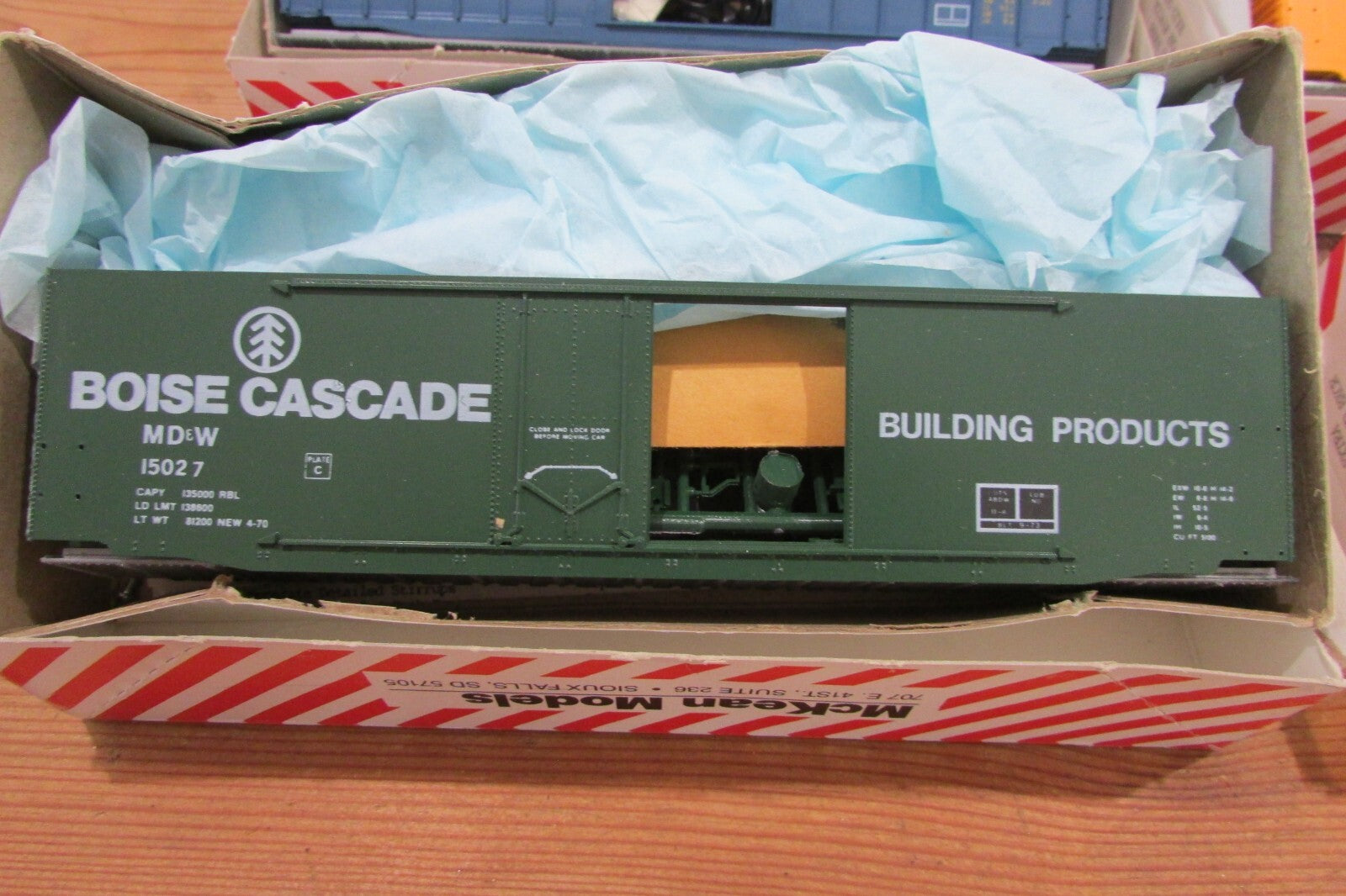 HO Scale McKean (4) Assorted Freight Cars Kits Lot#2366