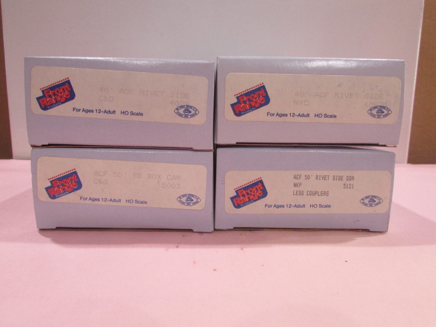 HO Scale Front Range Products (4) Assorted Freight Cars Lot#1092