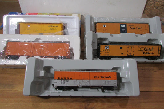 HO Scale Athearn & Walthers (5) Assorted Freight Car RTR Lot#3741