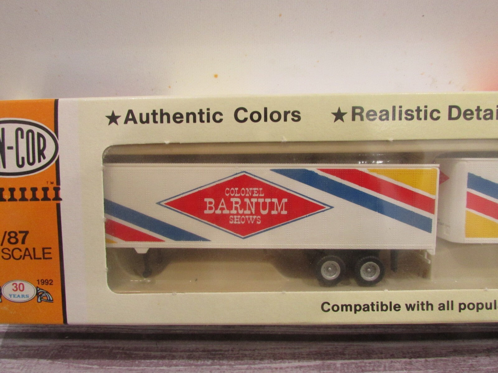 HO Scale Con-Cor 04-008147 2Pack 45ft Rivet Dry Van Trailers Lot#3112