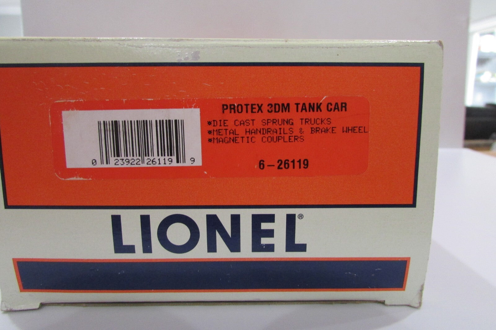O Gauge Lionel 6-26119 Protex 3MD Tank Car