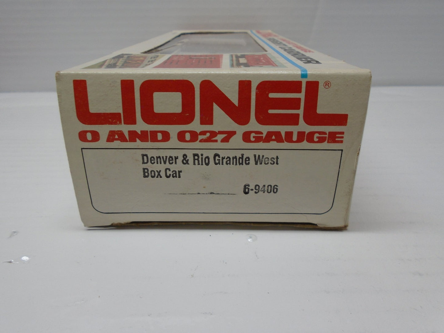 O SCALE Lionel 6-9406 Denver and Rio Grande Western Cookie Box Boxcar  