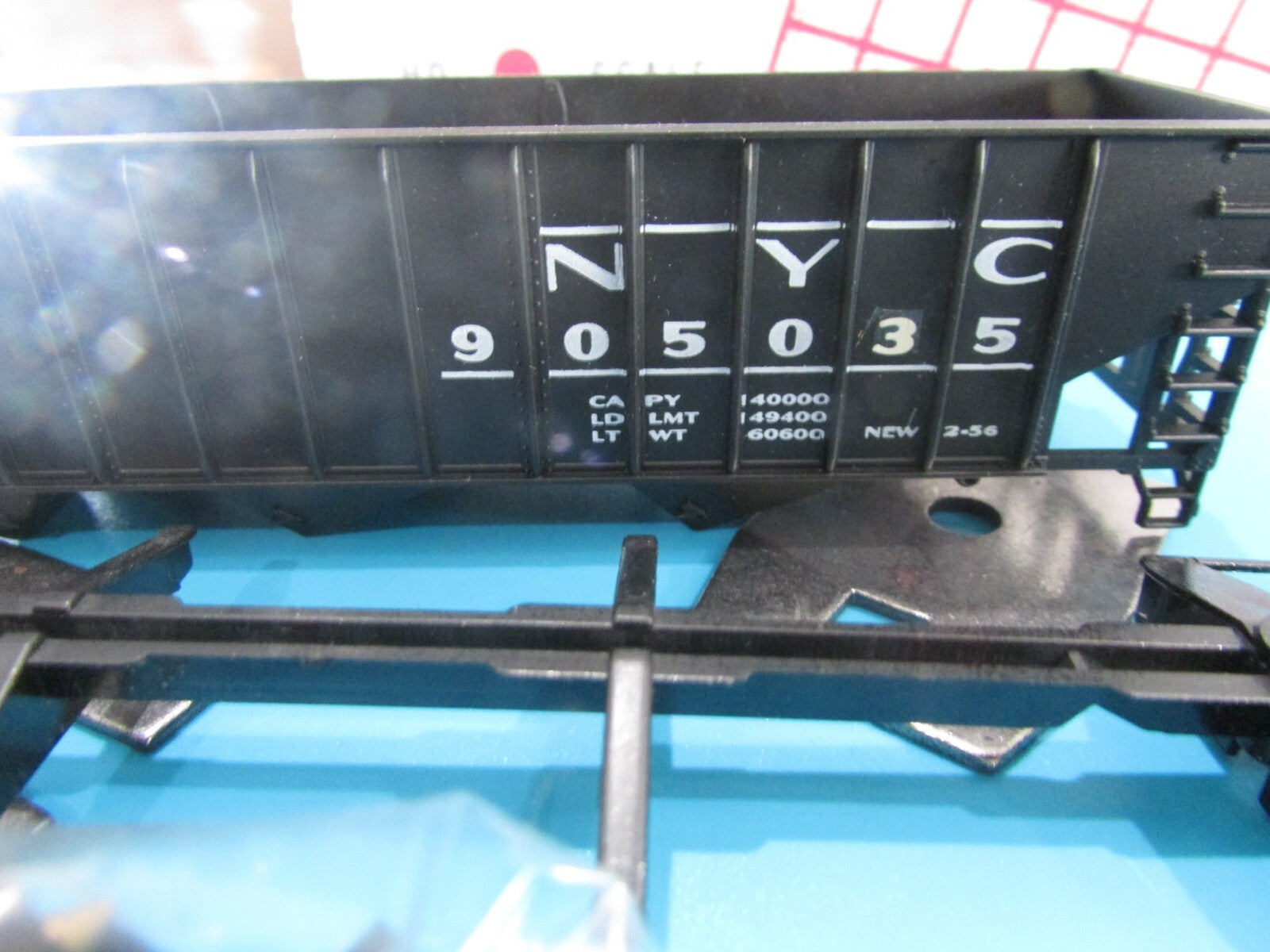 HO Scale Stewart Hobbies (4) Fishbelly 55Ton  Hooper Cars NYC Lot#0882
