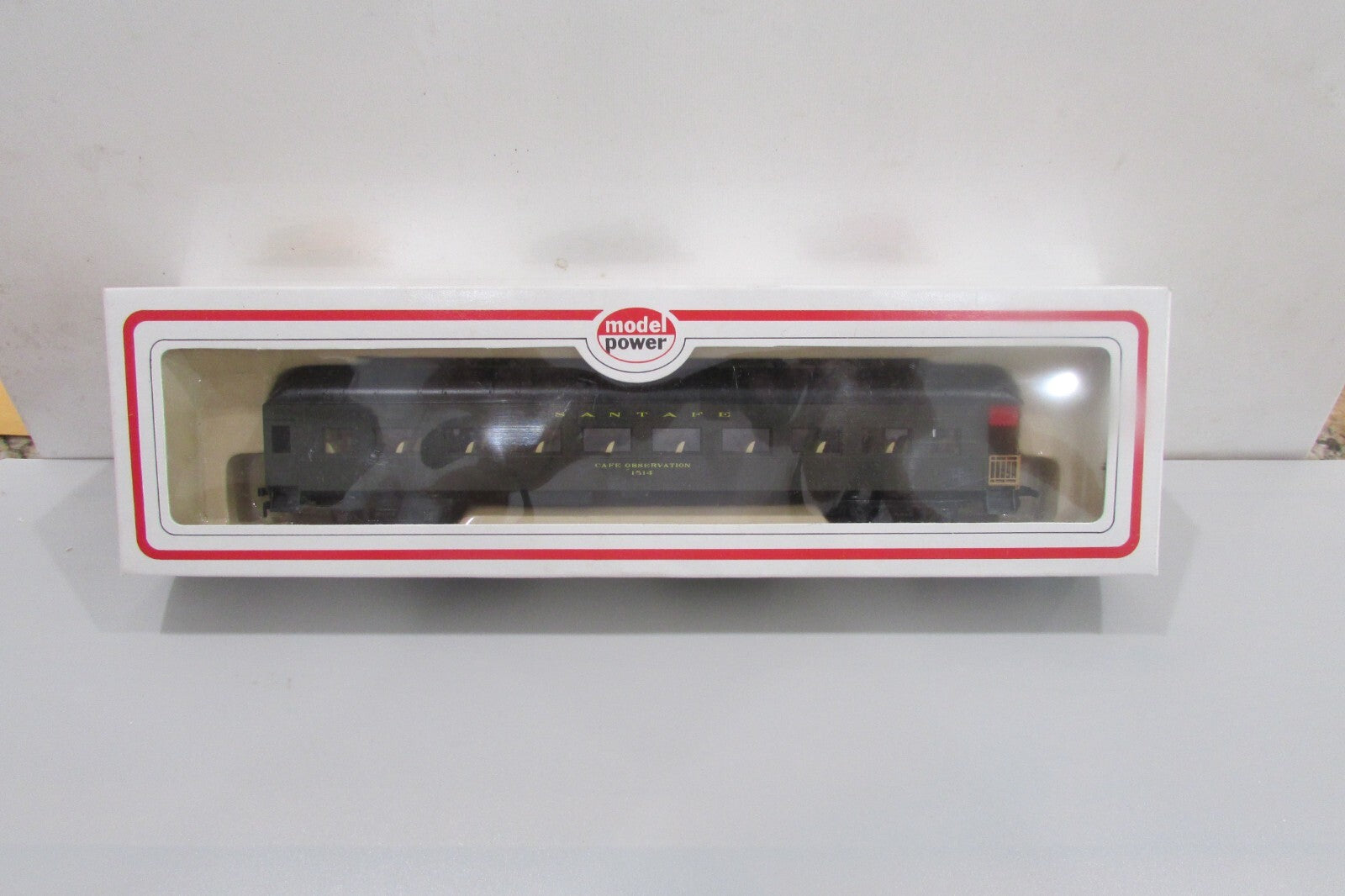 HO Scale Model Power 9914 67' Harriman Observation Car Santa Fe Lot#2781
