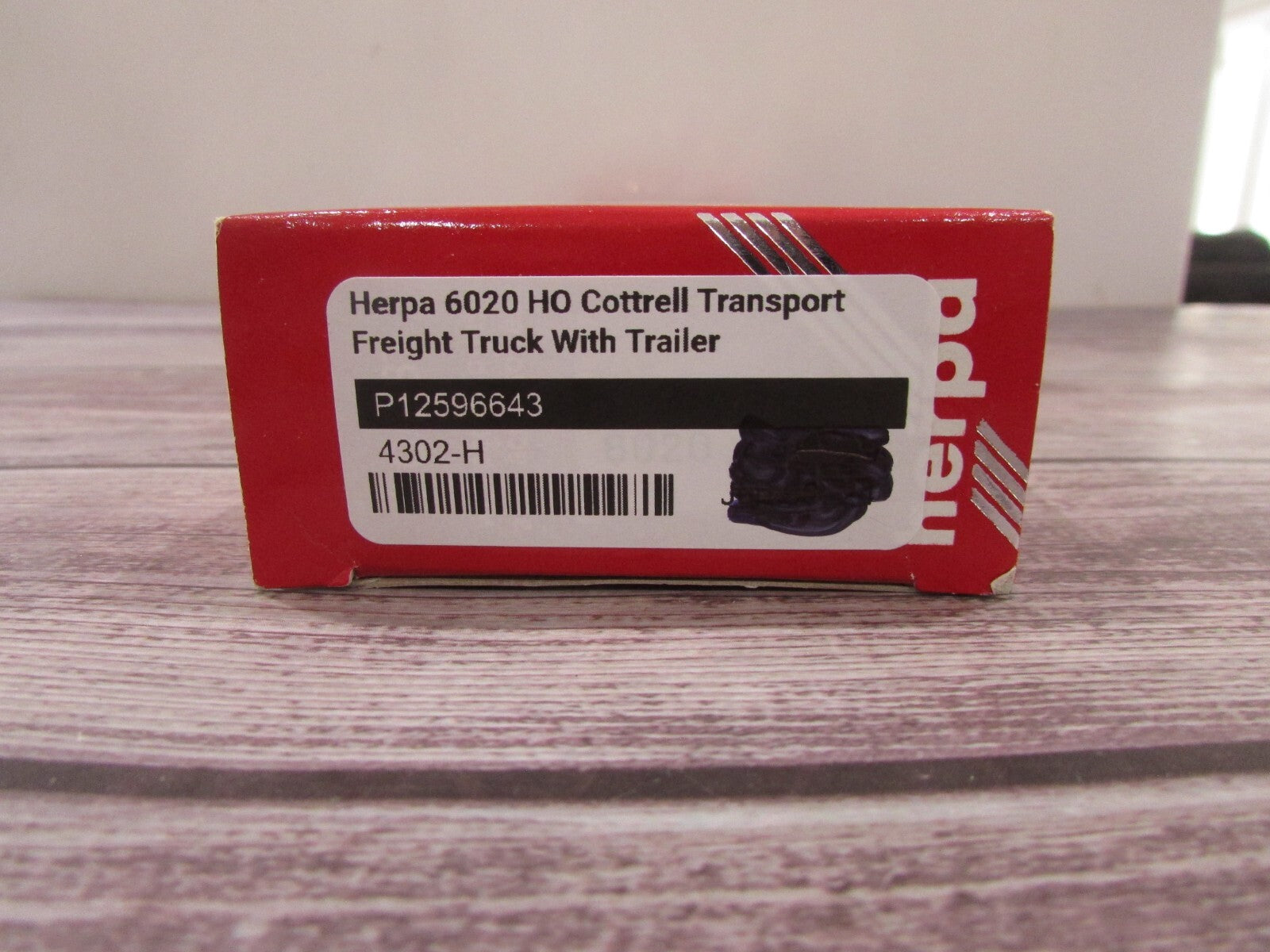 HO Scale Herpa 4302H Cottrell Transport Freight Truck With Trailer