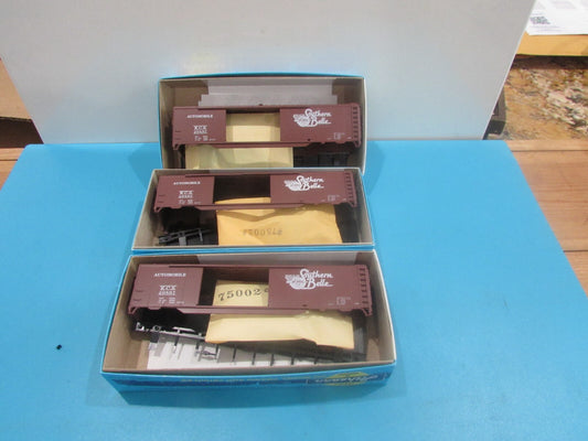 HO Scale Athearn 5031 (3) 50ft Auto Box Cars KCS Lot#1536