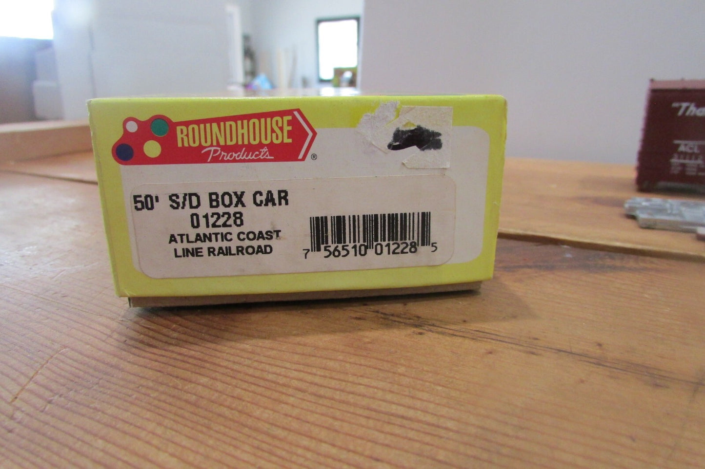 HO Scale Roundhouse 01228 50' Box Car Kit Atlantic Coast Line  RH4310
