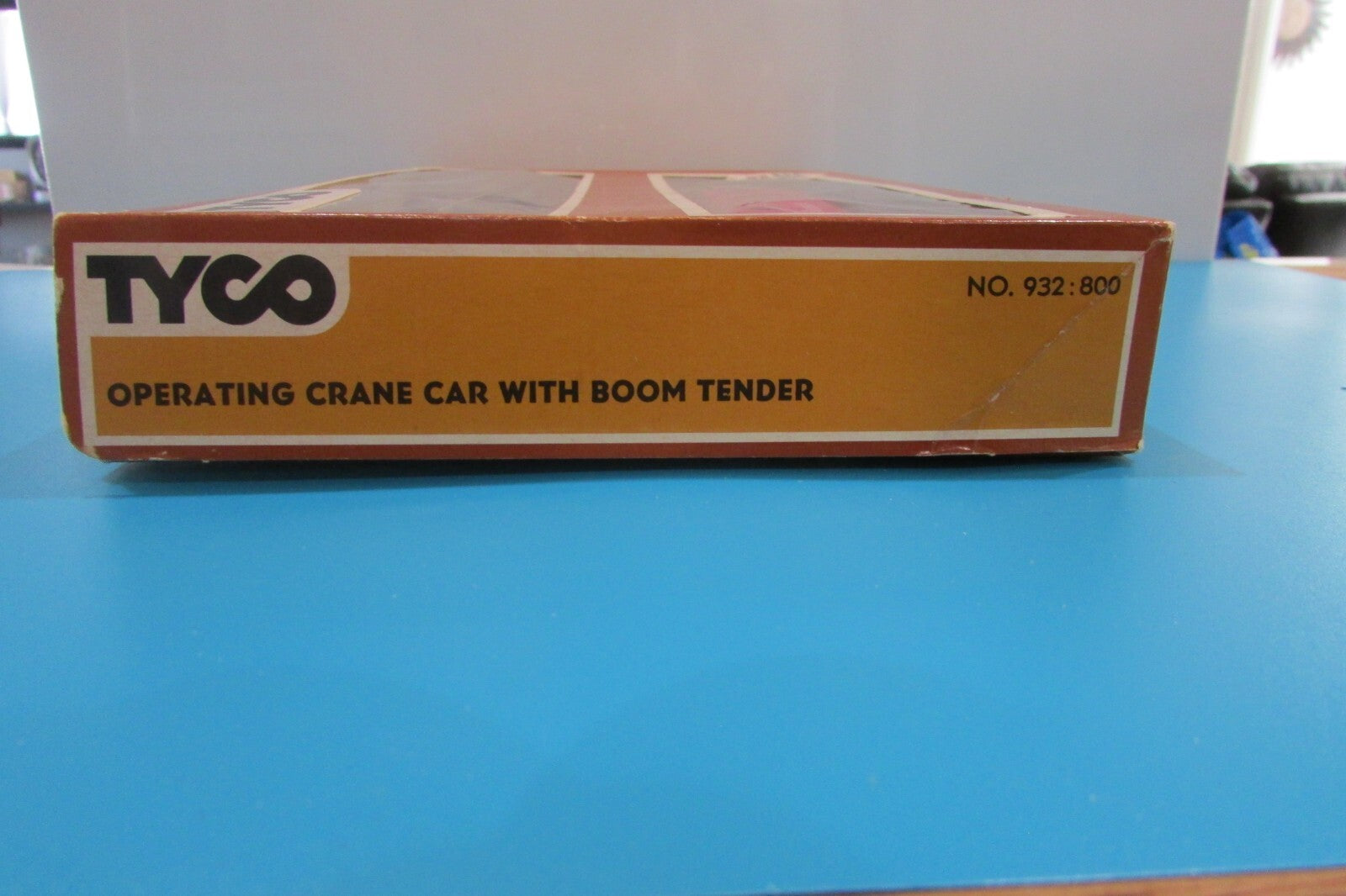 Ho Scale Tyco 932:800 Operating Crane Car Boom Tender #932  Santa Fe Lot#0709