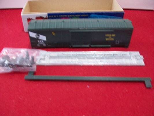 HO Scale RoundHouse 112005 50' BoxCar Kit Green Bay & Western Lot#0510