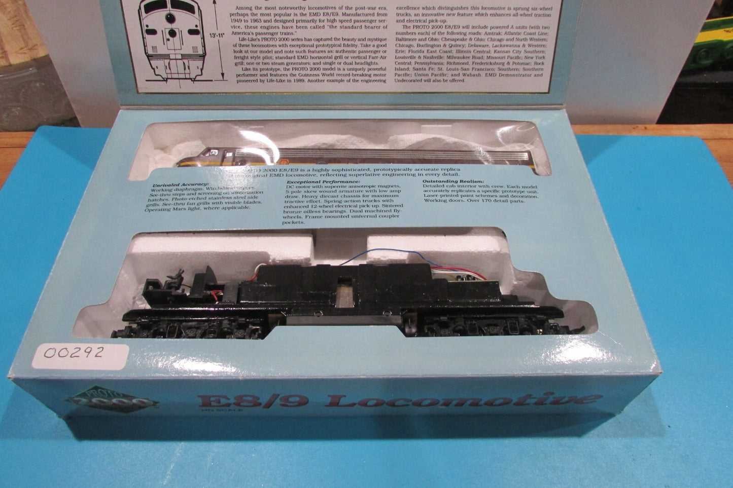 HO Scale Proto 2000 21008 E8/9 Locomotive Pennsylvania #5797A Lot#2715