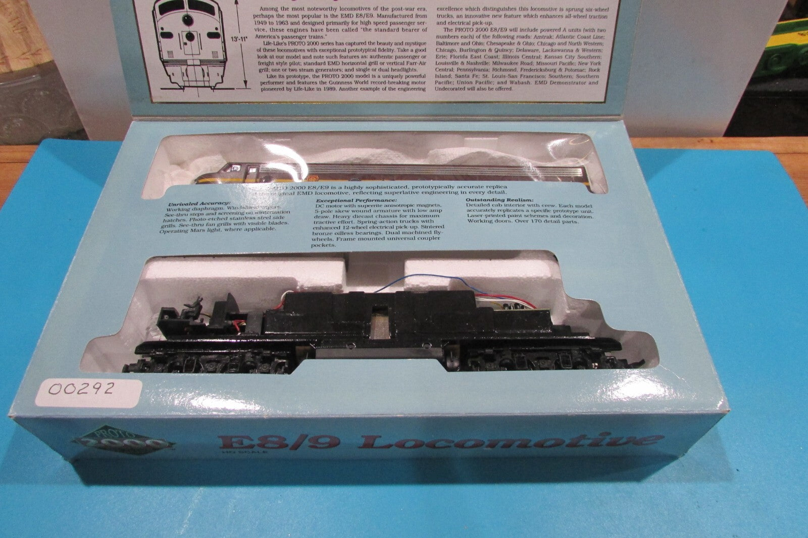HO Scale Proto 2000 21008 E8/9 Locomotive Pennsylvania #5797A Lot#2715