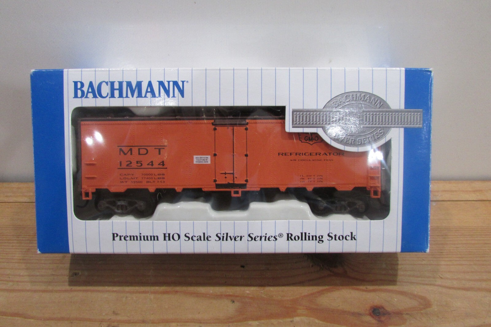 HO Scale Bachmann 19803 40' Wood Reefer American Refrigerator  Transit Company