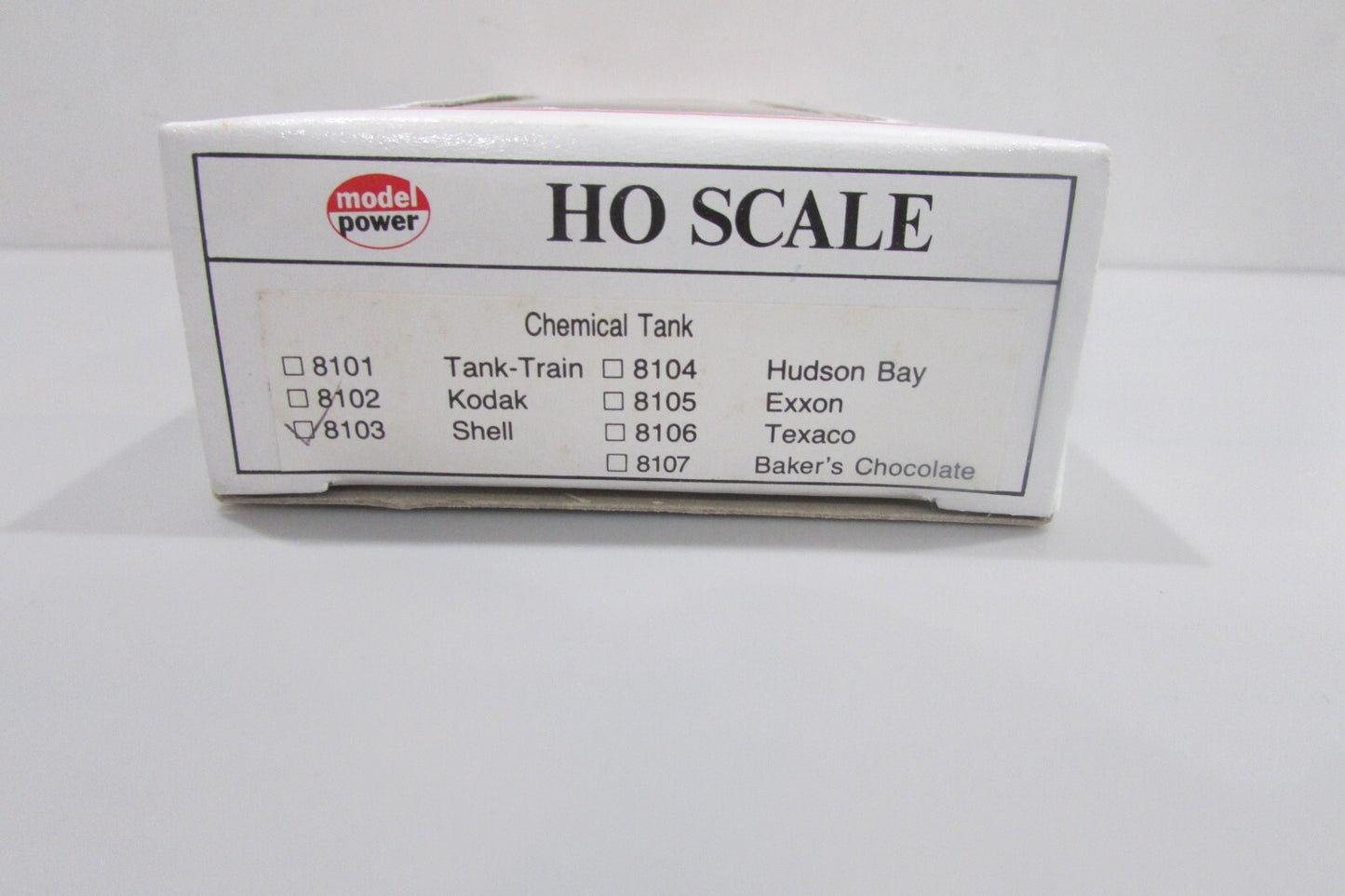 HO Scale Model Power 8103 Shell 40' Chemical Tank Car Lot#4258