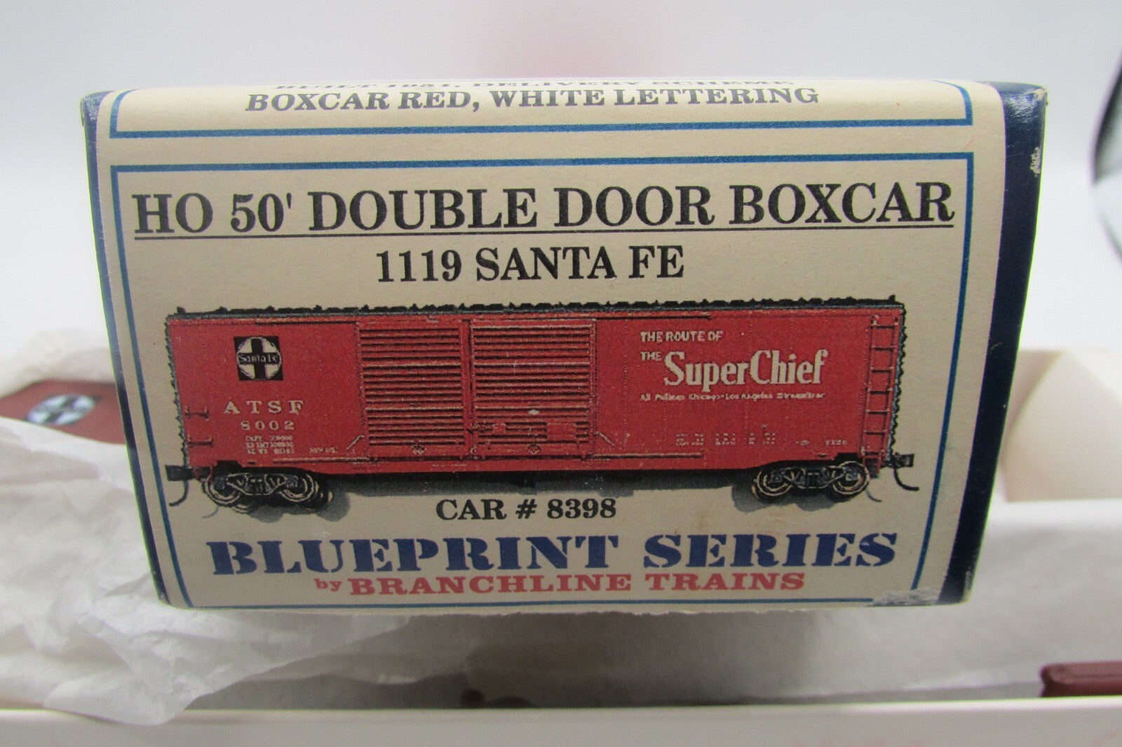 HO Scale Branchline 1119 Trains 50' Double Door BoxCar Kit Santa Fe Lot#3879