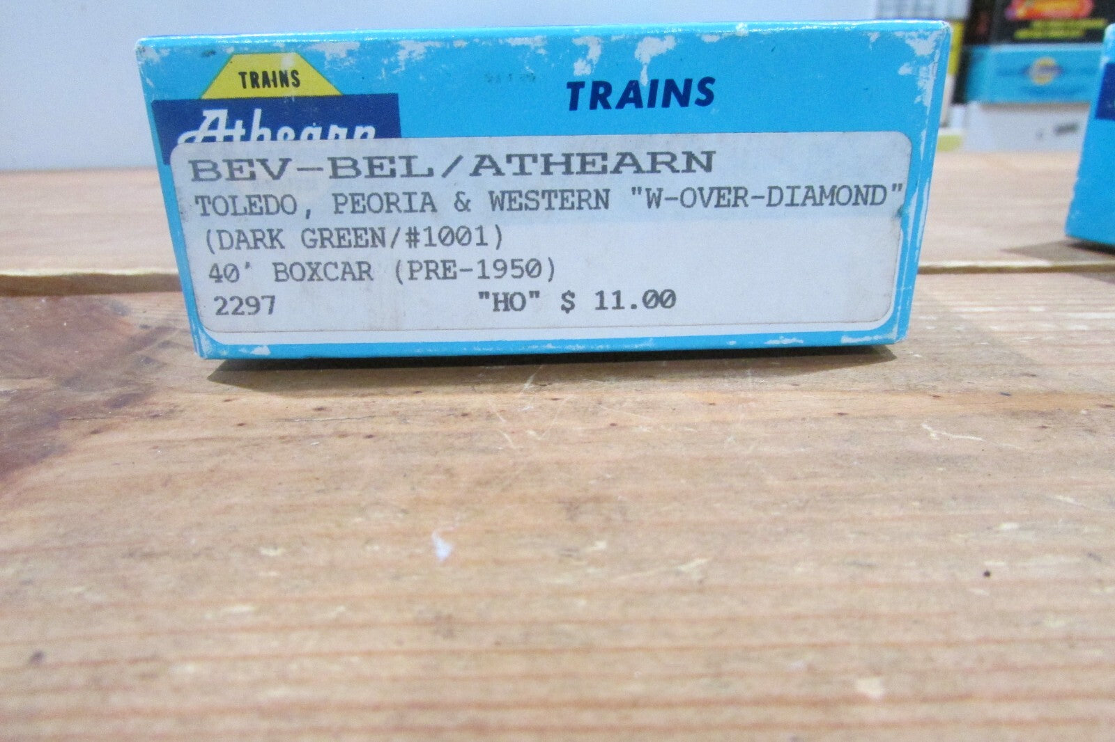 Ho ScaleBev-Bel/Athearn T.P & Western "W-Over-Diamond" 40' Boxcar ATH4494