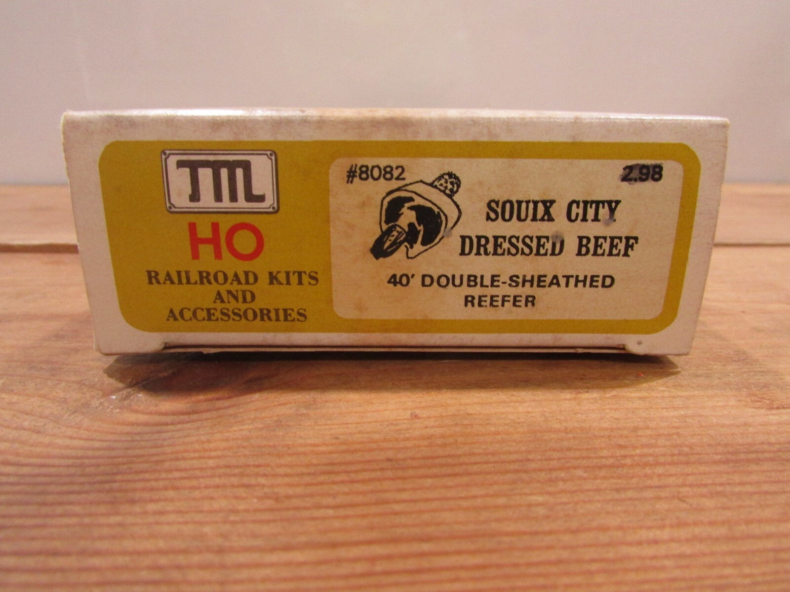 Ho Scale Train-Miniature (3) Assorted Freight Cars Lot#0752