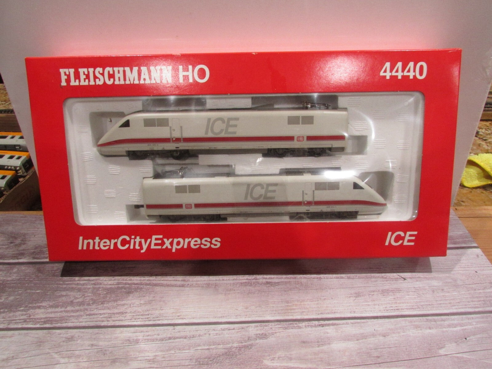 HO Scale Fleischmann 4440 Inter City Express 2 Cars Set Lot#3195